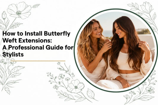how to install butterfly weft extensions