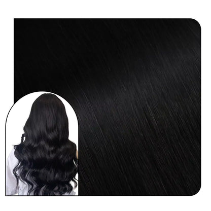 black keratin k tip virgin hair extensions