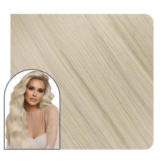 Hair Weave Style Sew in Blonde Genius Wefts Silky Straight #1000