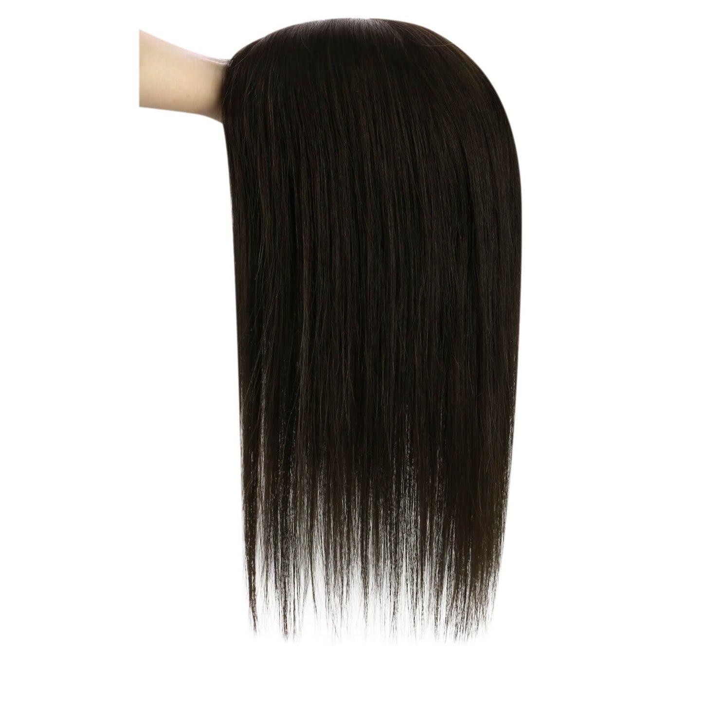 human hair toppee off black wholesale