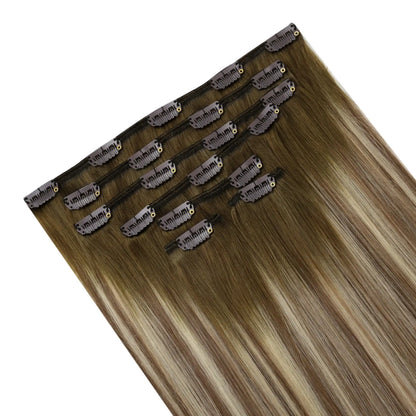 100% human hair extensions clip in remy hair clip 