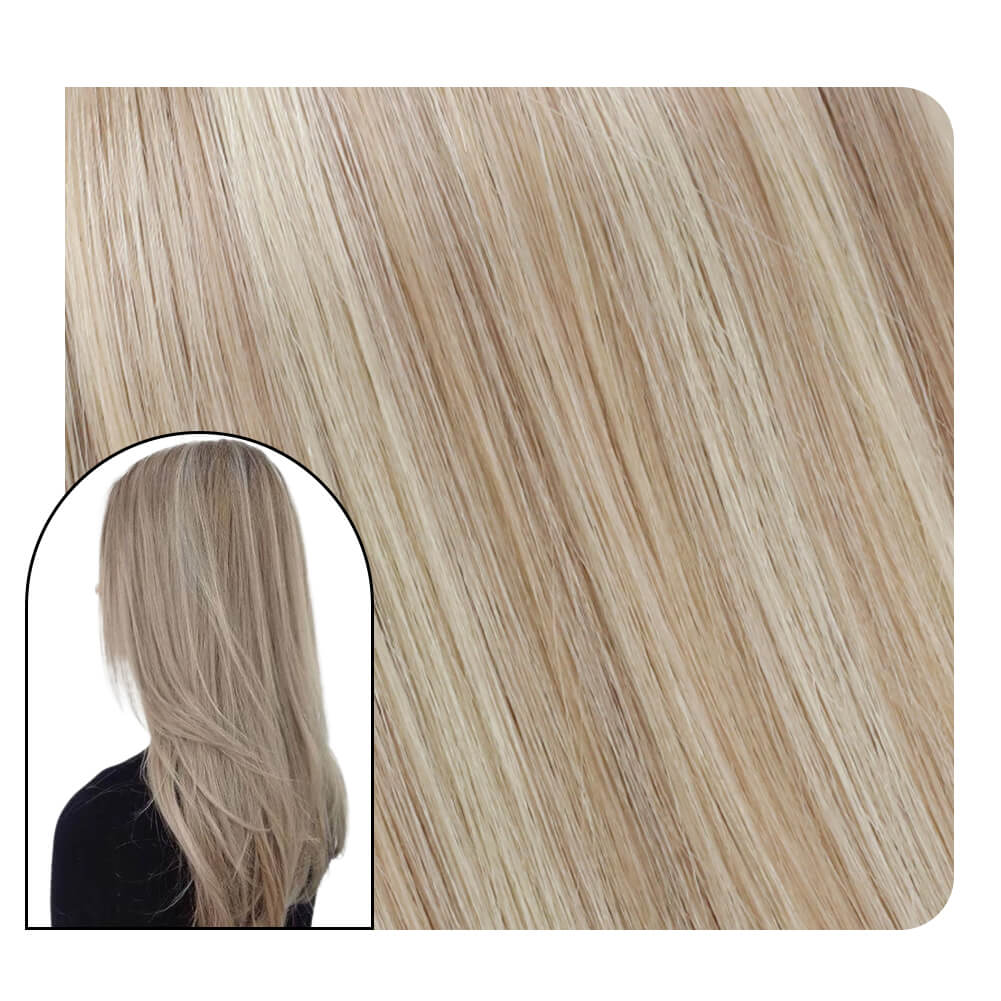 [Virgin+] Full Cuticle Virgin Hand-tied Real Human Hair Weft Highlithed 18/613