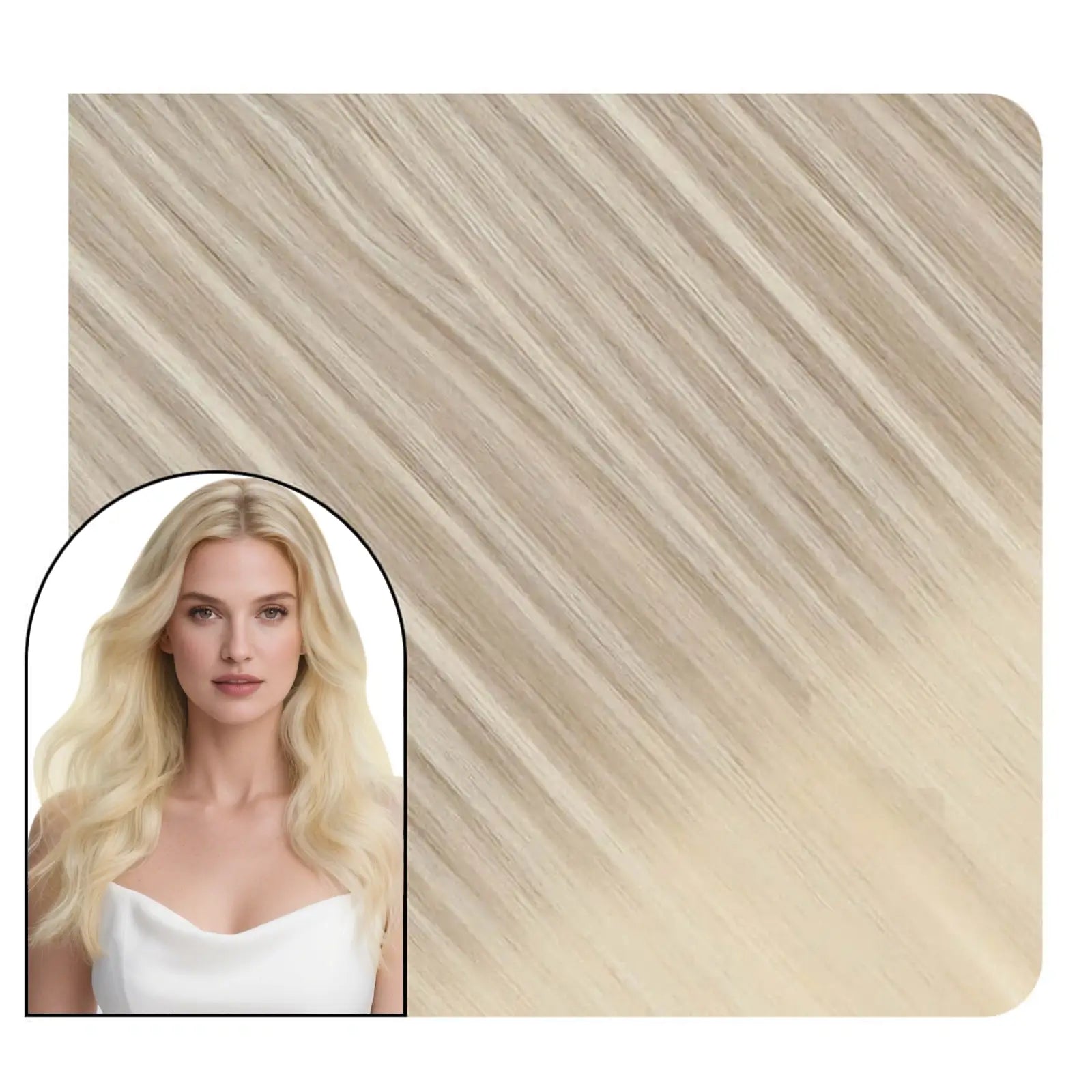Balayage Seamless Injection Tape in Virgin Hair Extensions 18/22/60