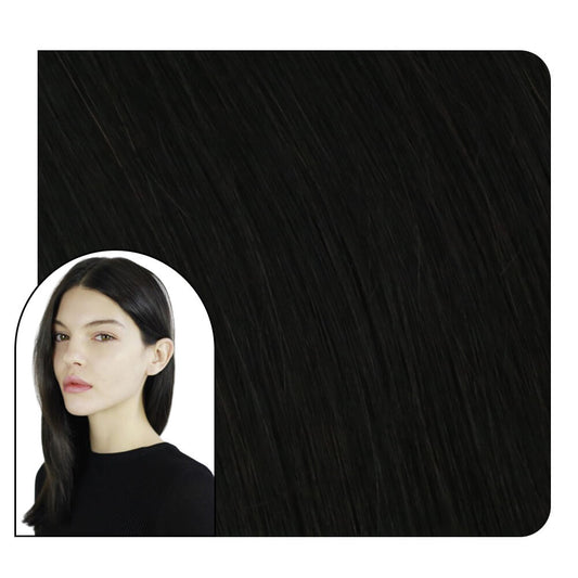 virgin black sew in weft hair extensions
