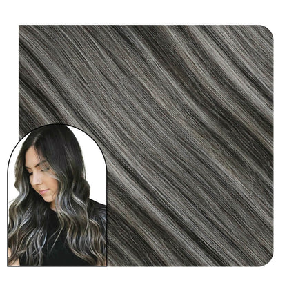 tape in extensions black with grey professional tape in hair extensions