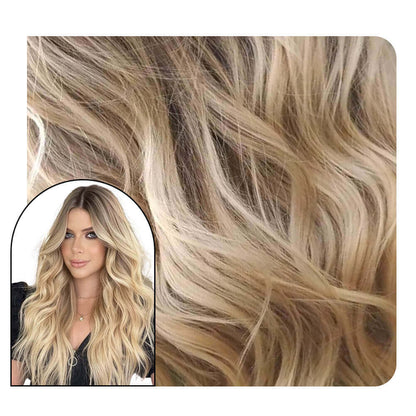 Wavy Injection Tape in Extensions Balayage Virgin Human Hair