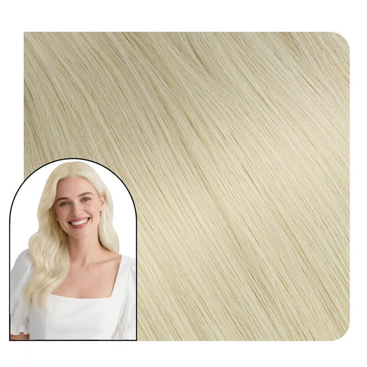 Full Cuticle Virgin Hand-tied Real Human Hair Weft Blonde #60