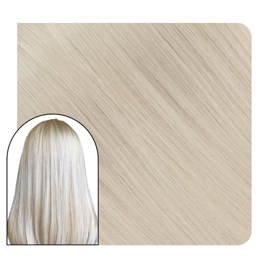 Products Platinum Blonde I Tip Hair Extensions Virgin Fusion Hair Extensions #60