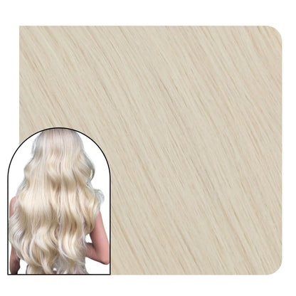 blonde hair extensions virgin machine weft