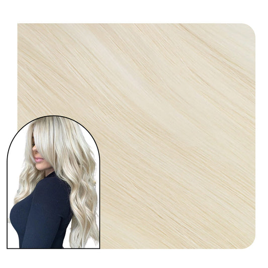 Seamless Injection Tape in Hair Extensions Hair Platinum Blonde #60