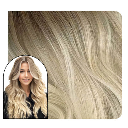 injection tape in human hair extensions