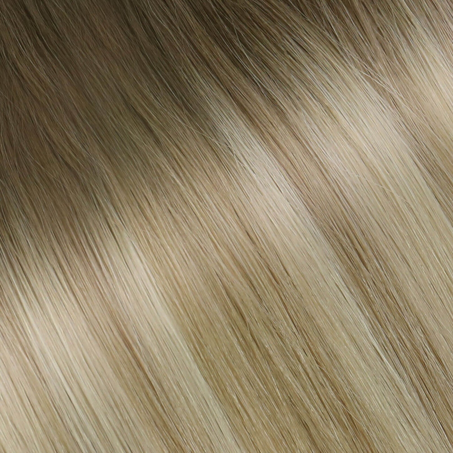 Hybrid weft balayage hair extensions weft