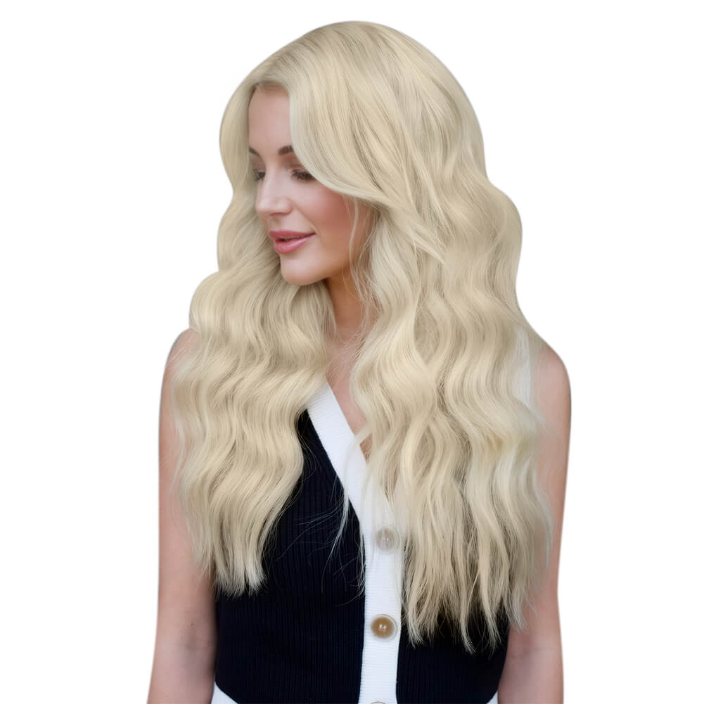 HairWeaveStyleSewinBlondeHybridWeftBodyWave