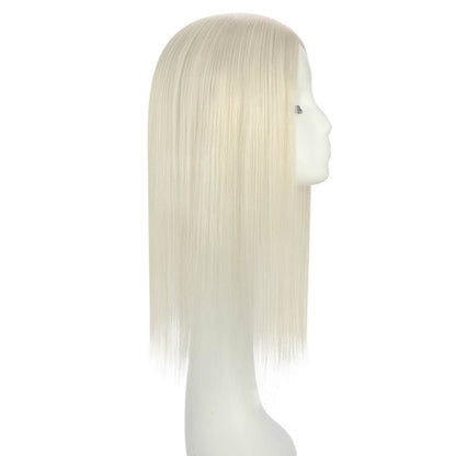 Hair Platinum Blonde Hair Piece Toppers for Women
