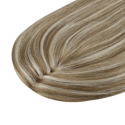real human hair fringe topper