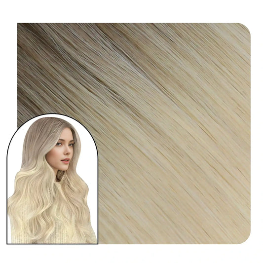 Virgin plus cuticle balayage injection tape in hair wholesale hair extensions