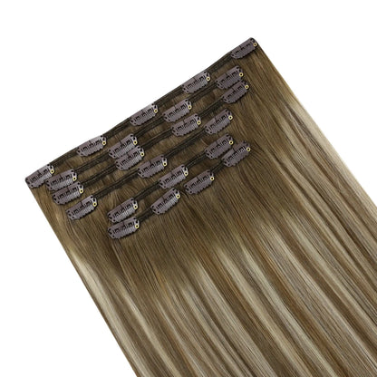 Best thick volume clip ins real hair extensions