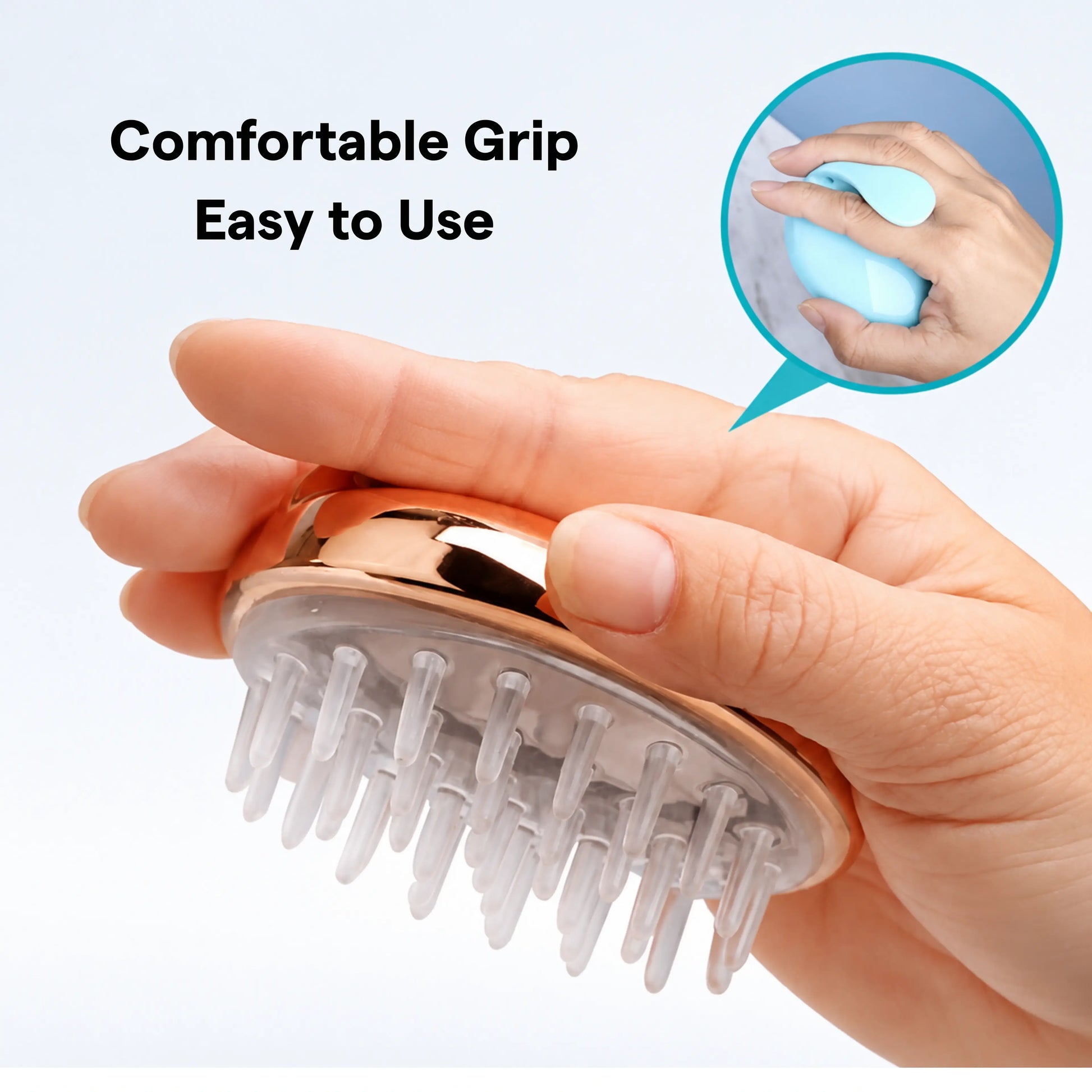 Ugeat Scalp Solutions Shampoo Brush Comfortable Grip