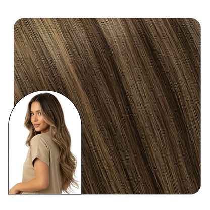 butterfly weft human hair extensions seamless weft hair extensions brown for thin hair