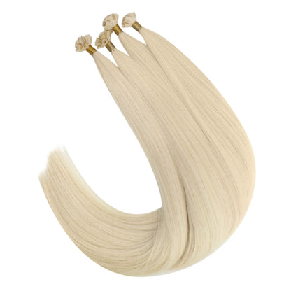 [Utip Upgrade] Virgin K Tip Pre Bonded Professional Hair Extensions Blonde #60