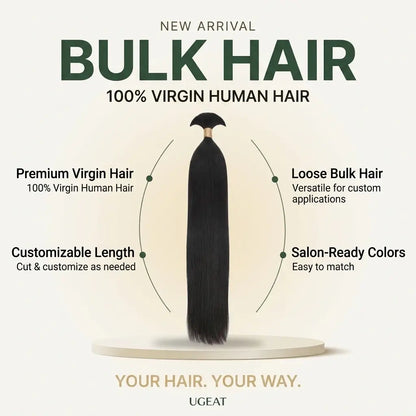 bulk braiding hair V-Light Bulk Hair