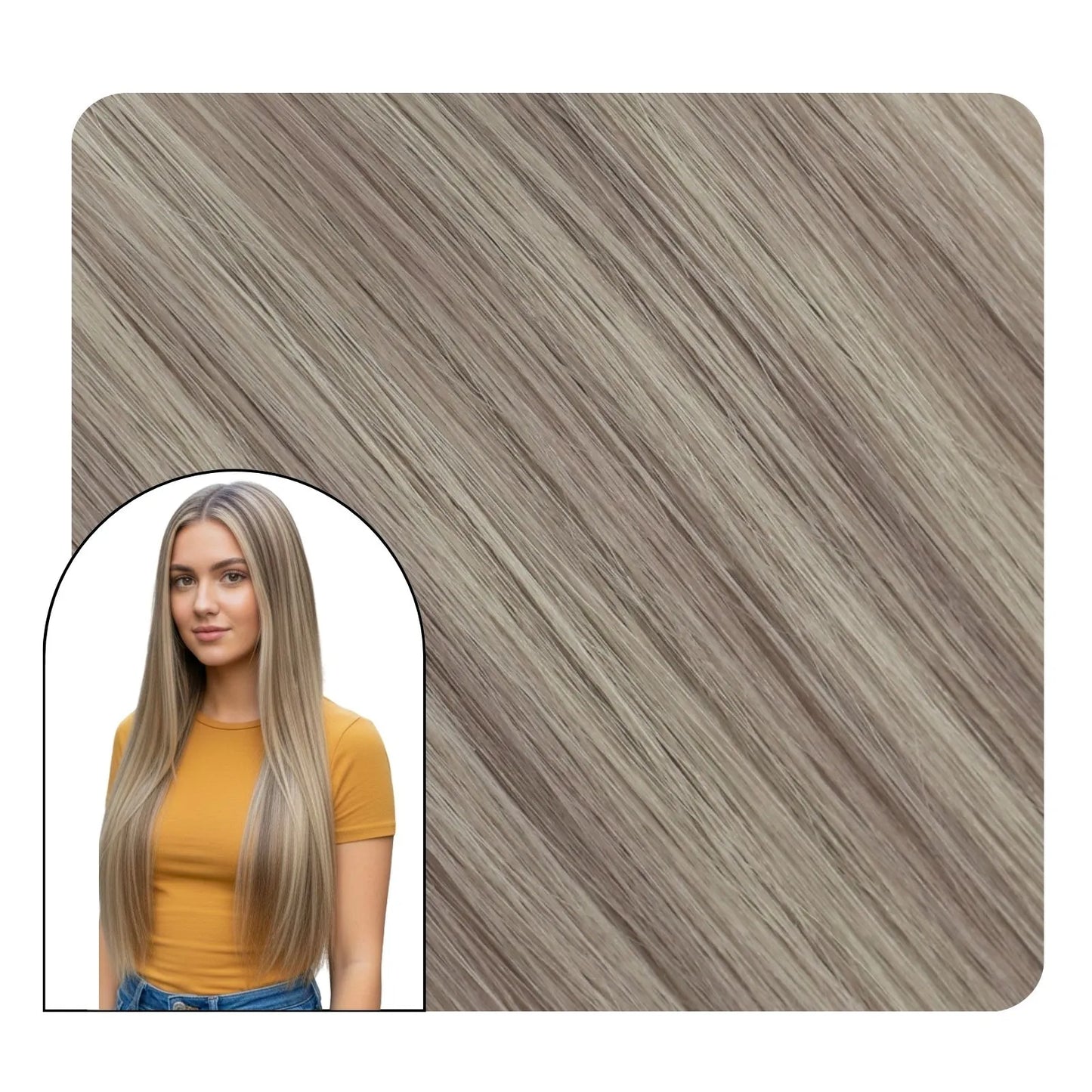 flat pu hole weft hair extensions virgin butterfly weft hair highlighted blonde for women