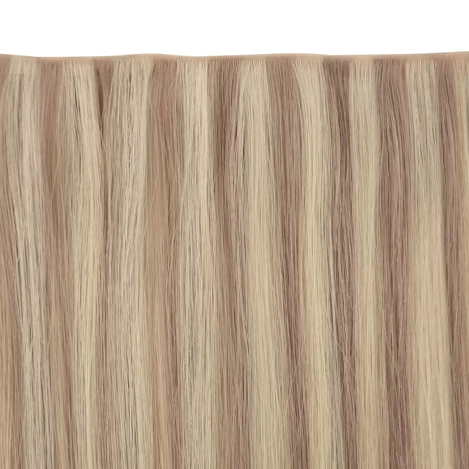 highlighed injection sew in hair extensions with small hole
