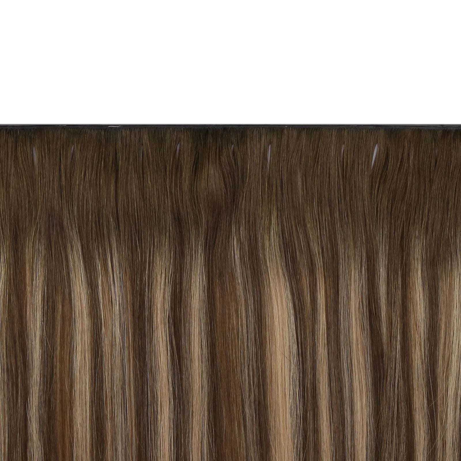 butterfly weft balayage dark brown