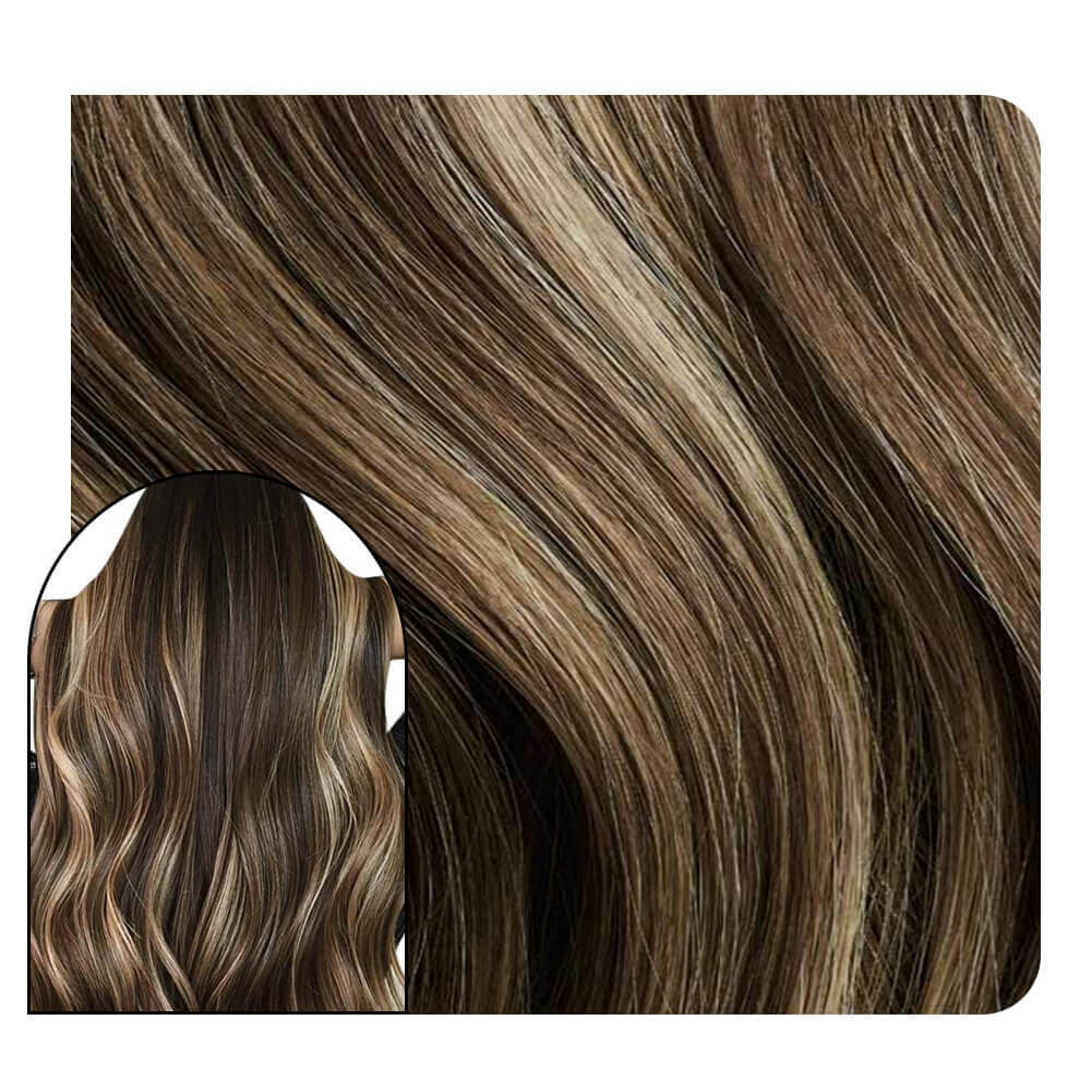 Balayage Human Hair Tape in Hair Extensions