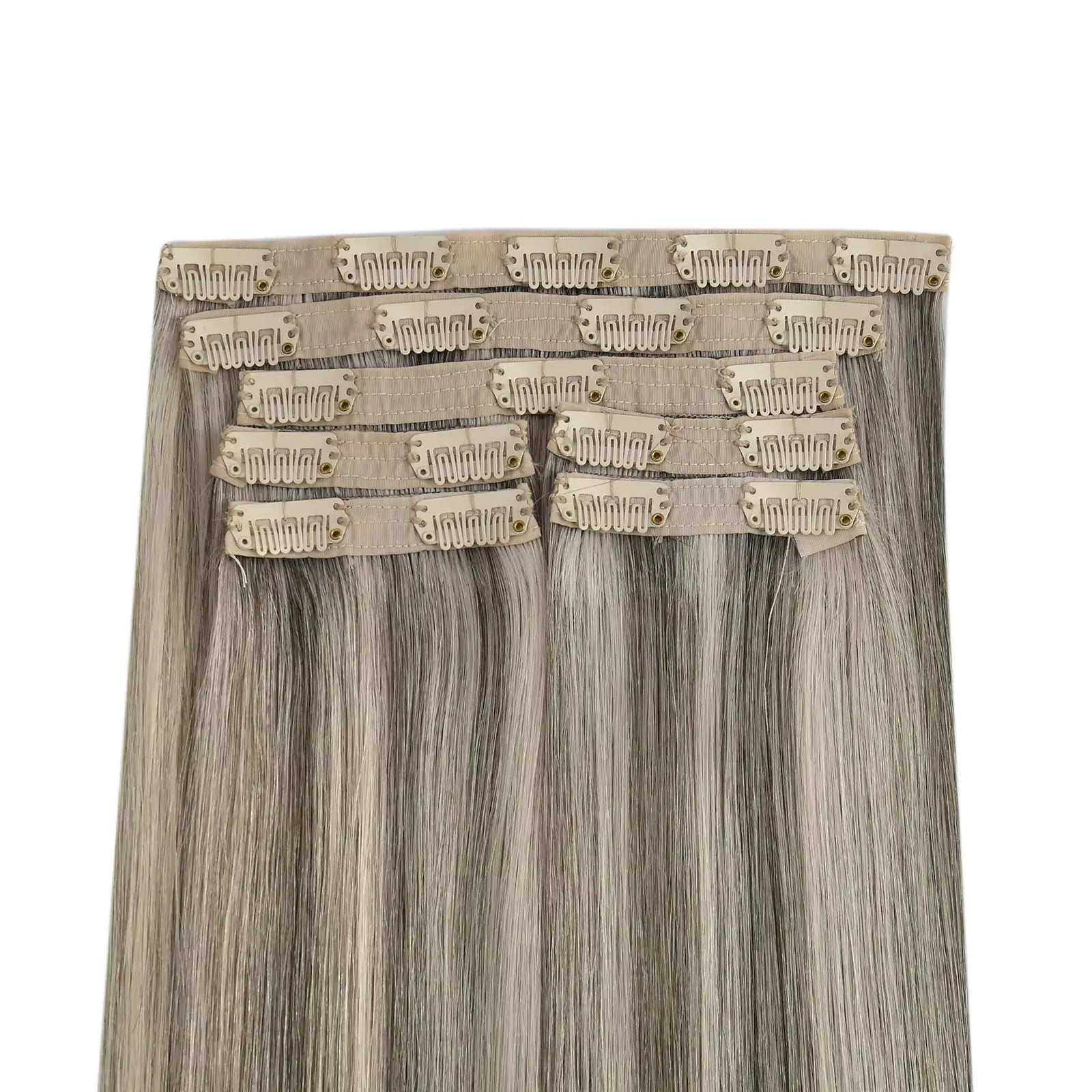 Full Cuticle Clip in Extensions 100% Human Hair Balayage