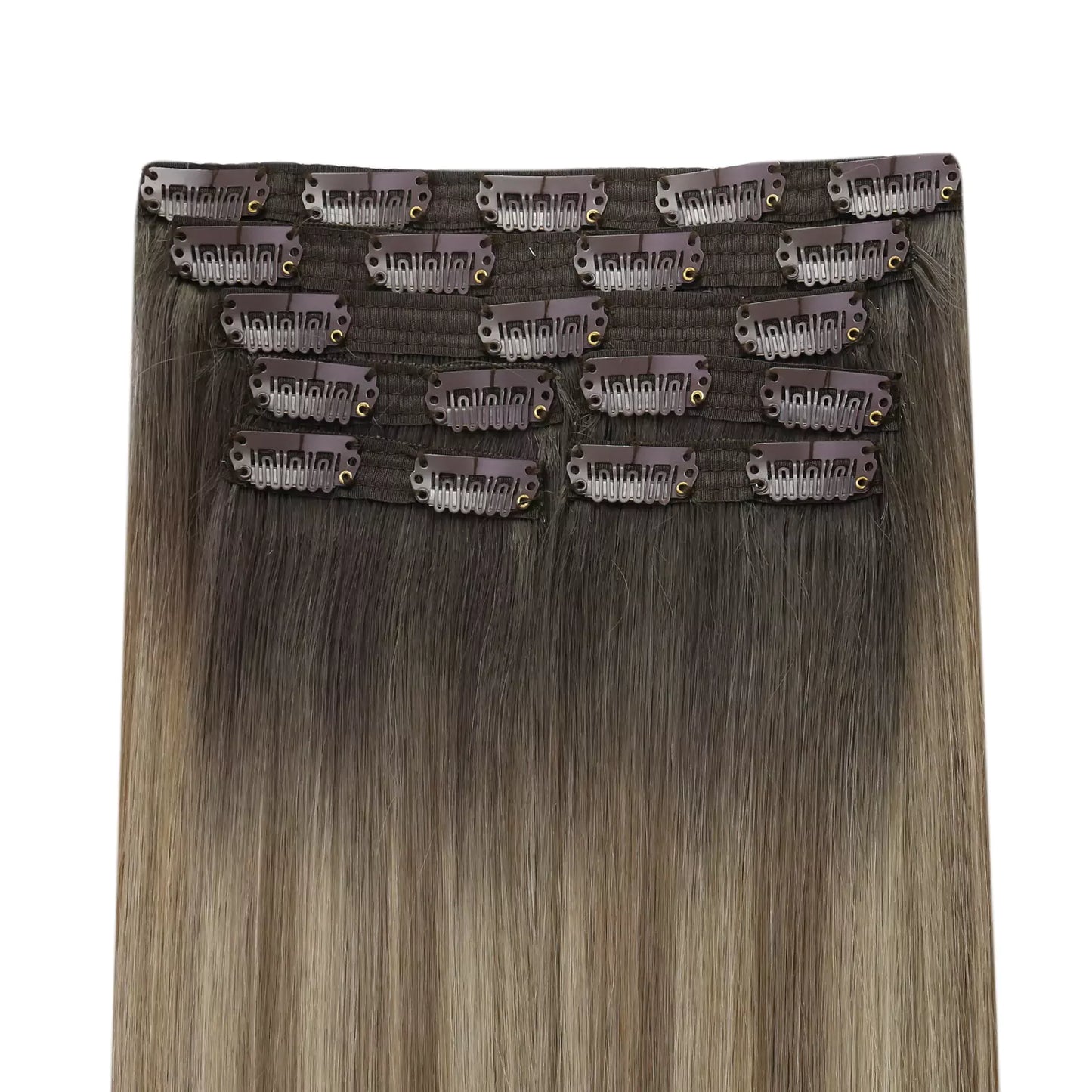 clip in virgin hair extensions wholelsa balayage color 