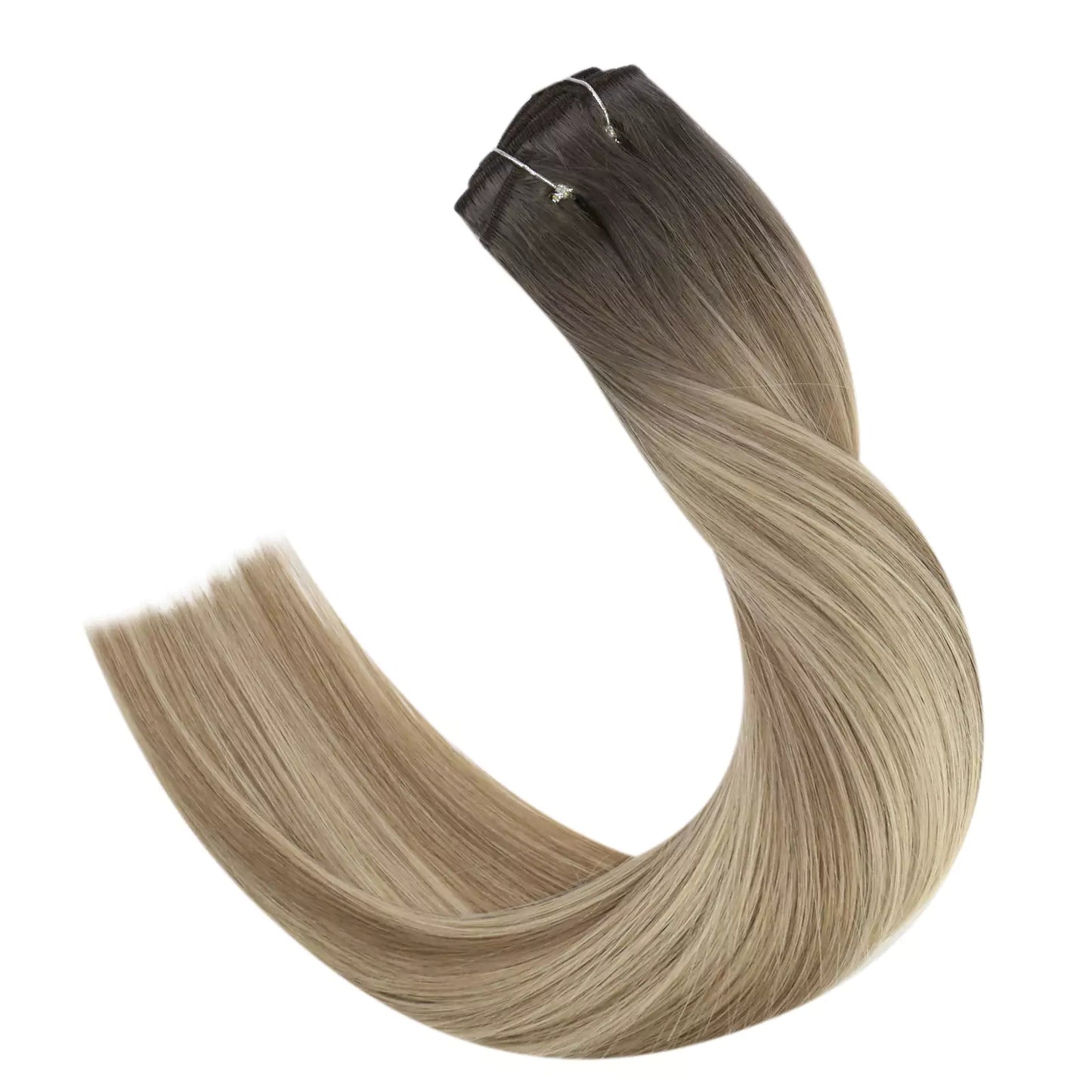 High Quality Clip in Hair Extensions Balayage Color