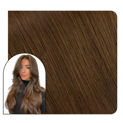 genius weft wholesale weft hair extensions dark brown color