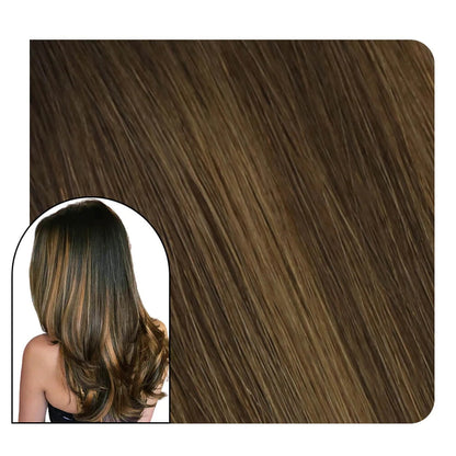 [Virgin Hair] Hair Weave Sew in Hair Extensions Virgin Human Hair #DU