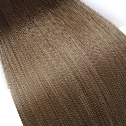 Hybrid Weft Extensions Virgin Human Hair For Salon