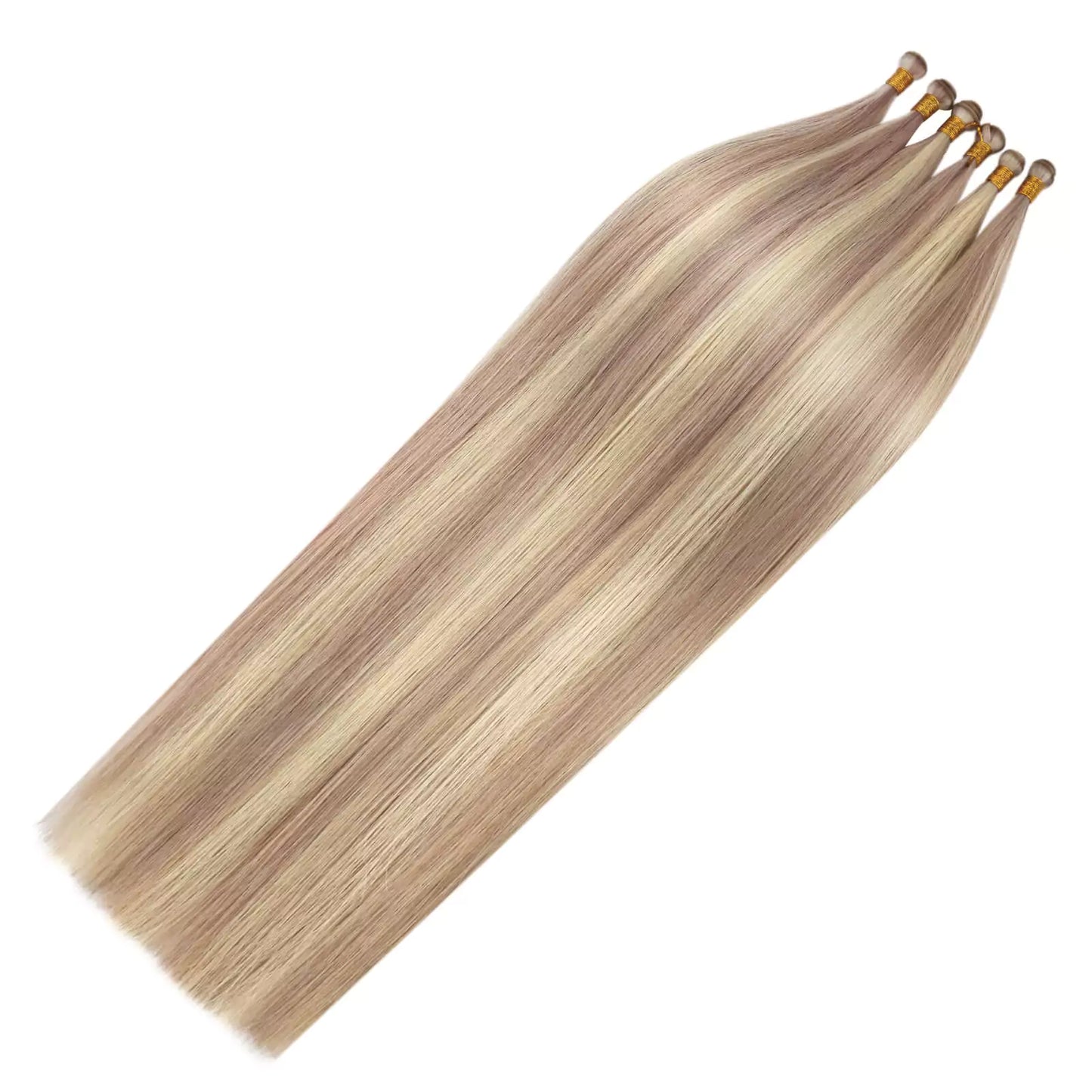 Highlight Genius Weft Hair Extensions Real Human Hair