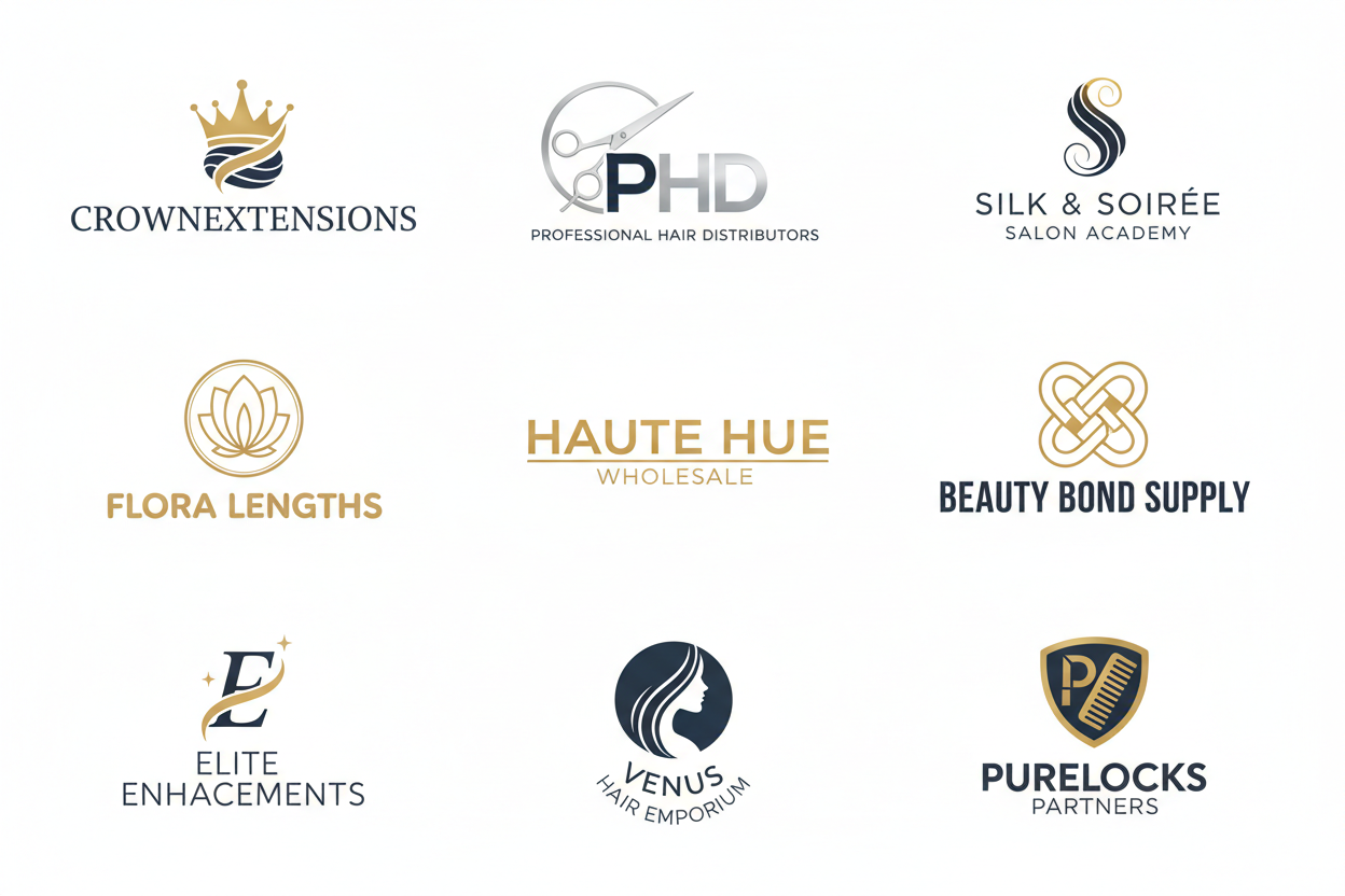 Hair Extension Partner Logos