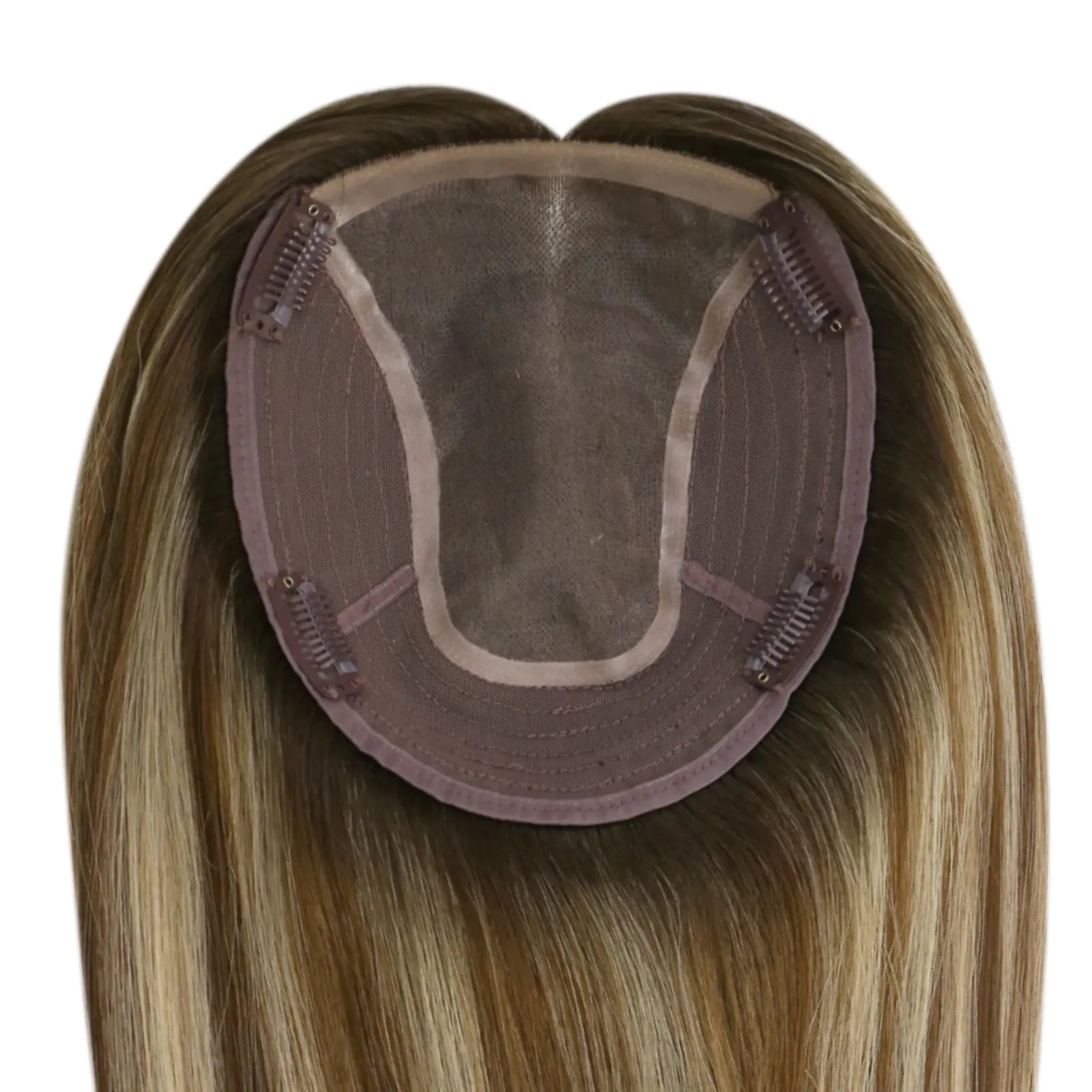 virgin hair topper long human hair women's topper hair pieces