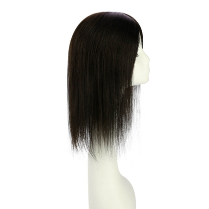 straight hair topper clip-in human hair topper