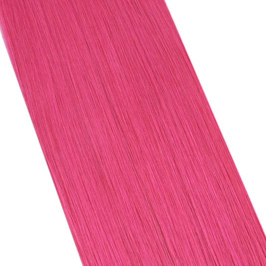 pink color remy micro ring hair extensions