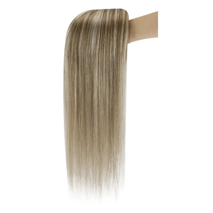 100% natural human hair topper for women