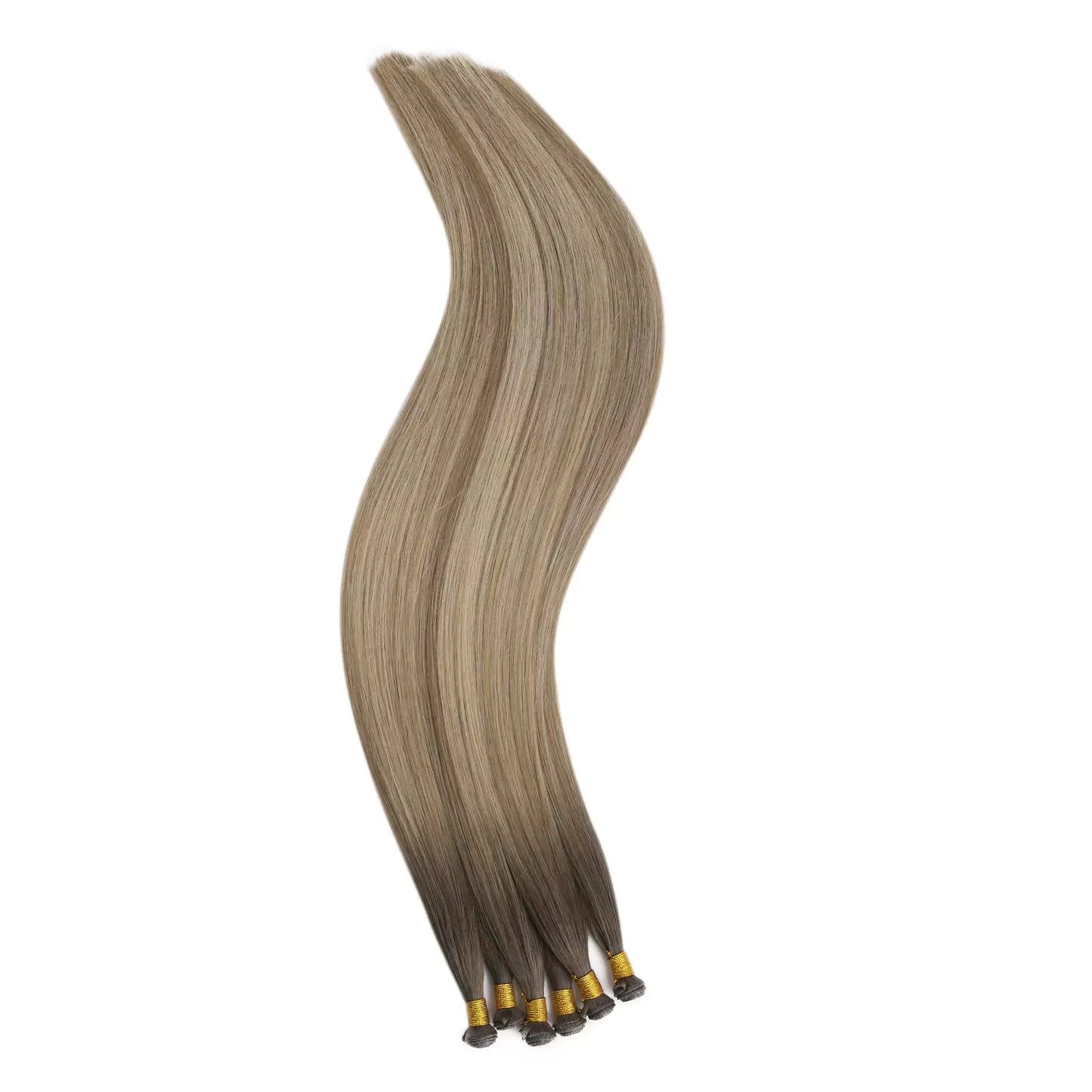 hybrid weft invisible weft hair extensions