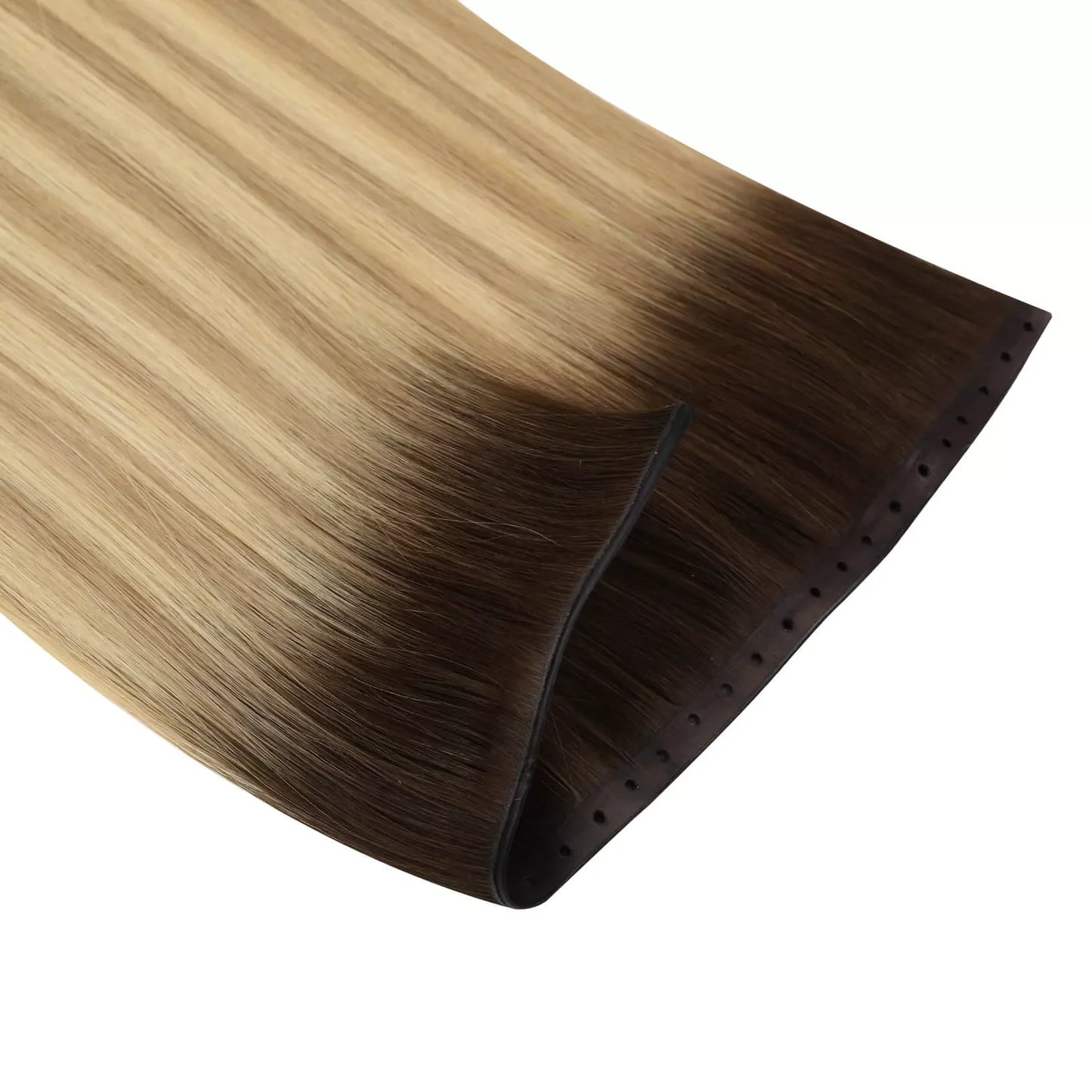 injection PU hole weft hair extensions for women