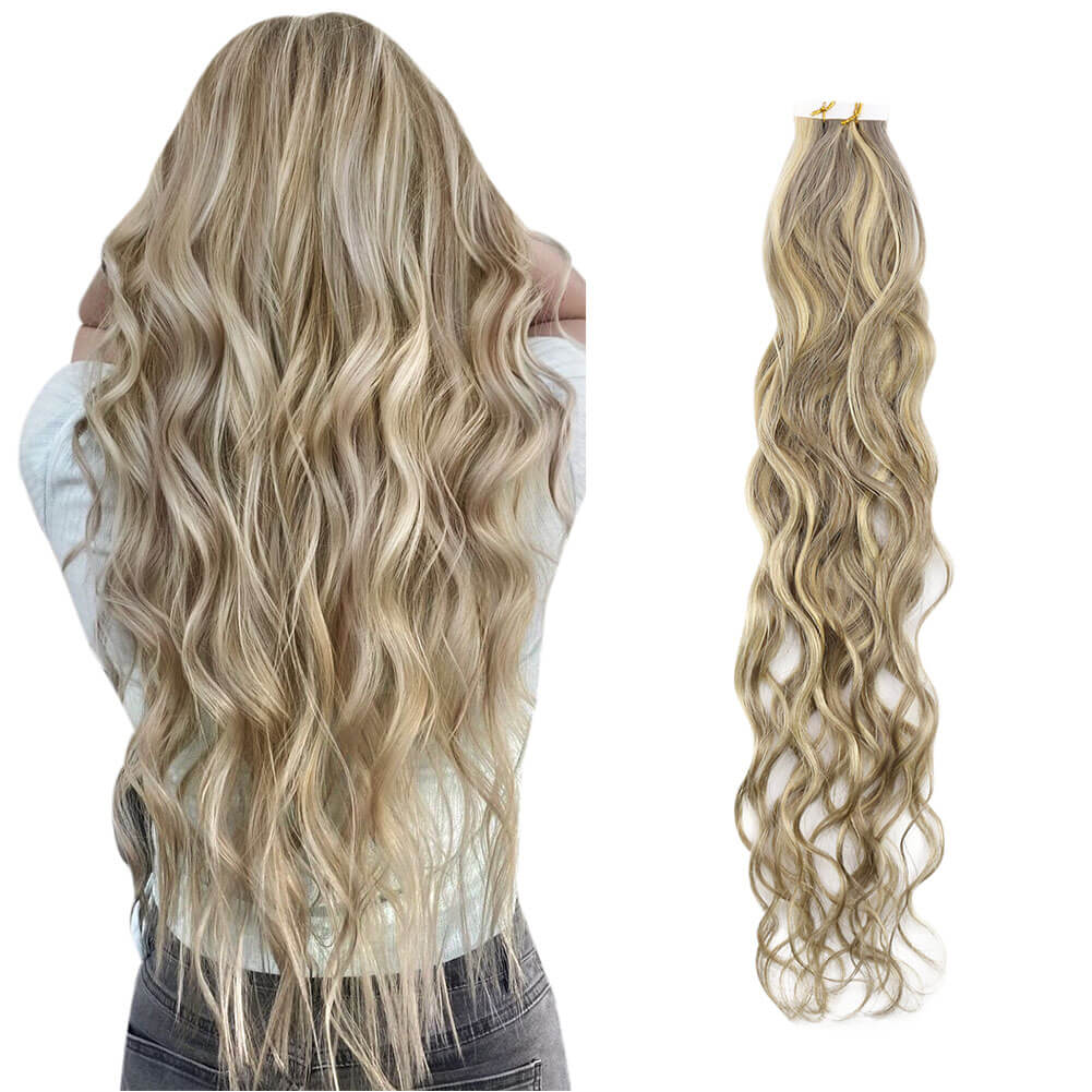 injection tape in extensions natural wave highlight color professional hair extension suppliers