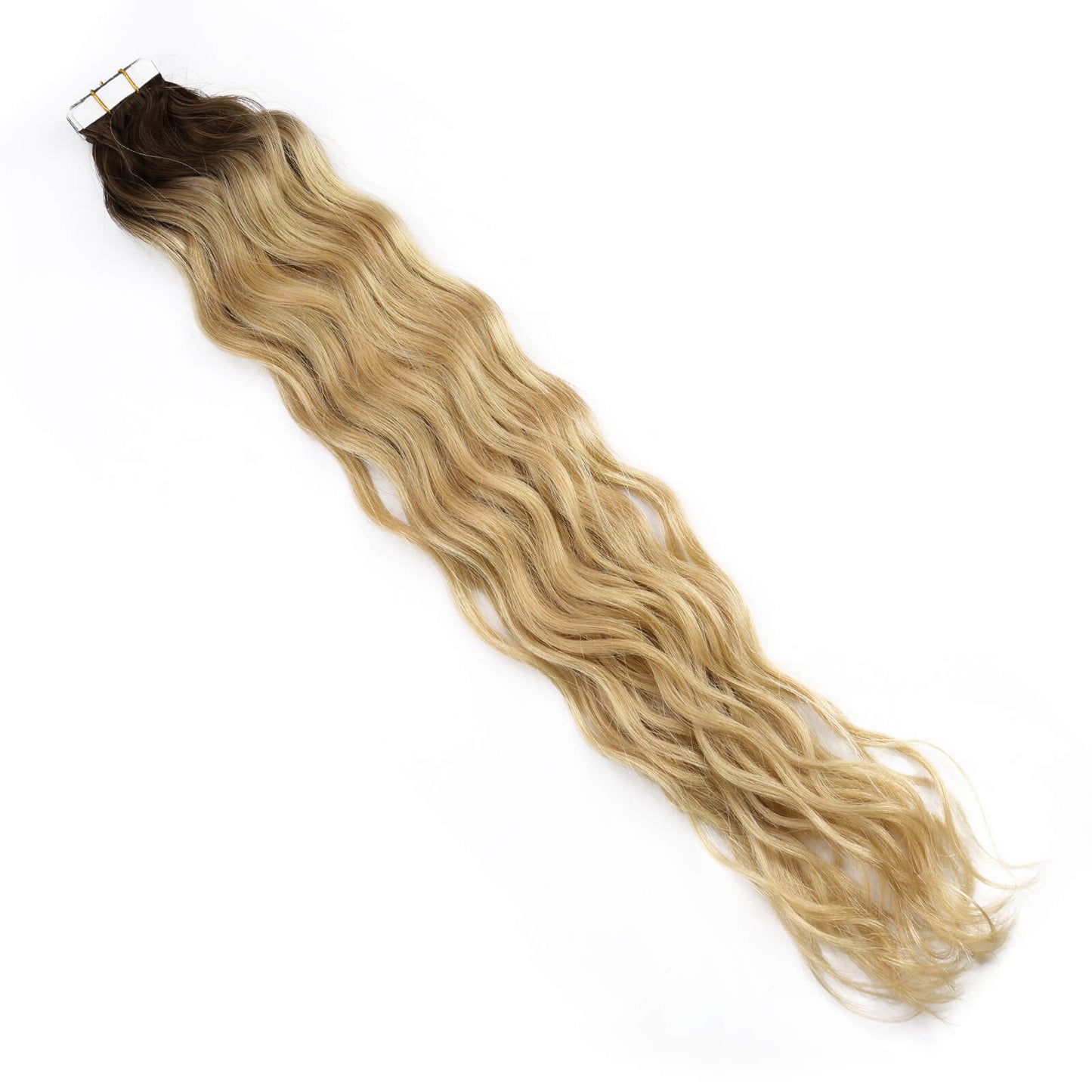 curly natural wave professional tape in hair extensions virgin hair