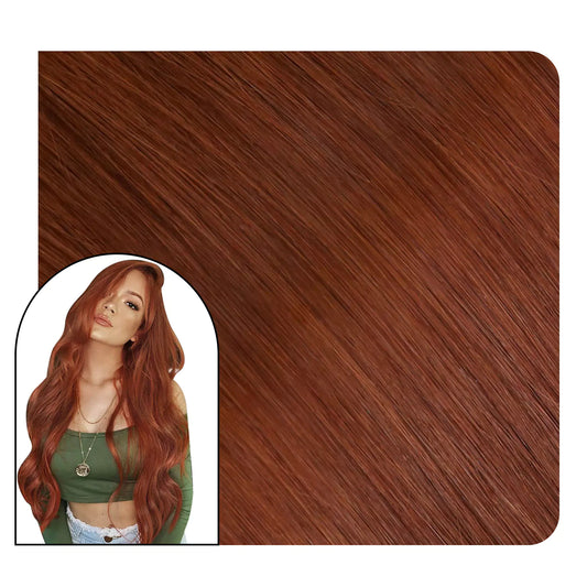 injection tape in hair virgin plus wholesale human hair extensions copper color