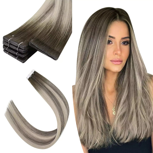 virgin human hair injection tape in hair extensions 1CC/9/60