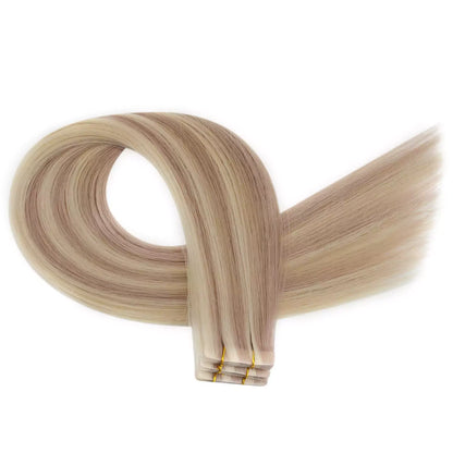 tape in hair extensions human hair highlight color
