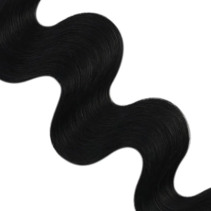black butterfly weft hair for thin hair