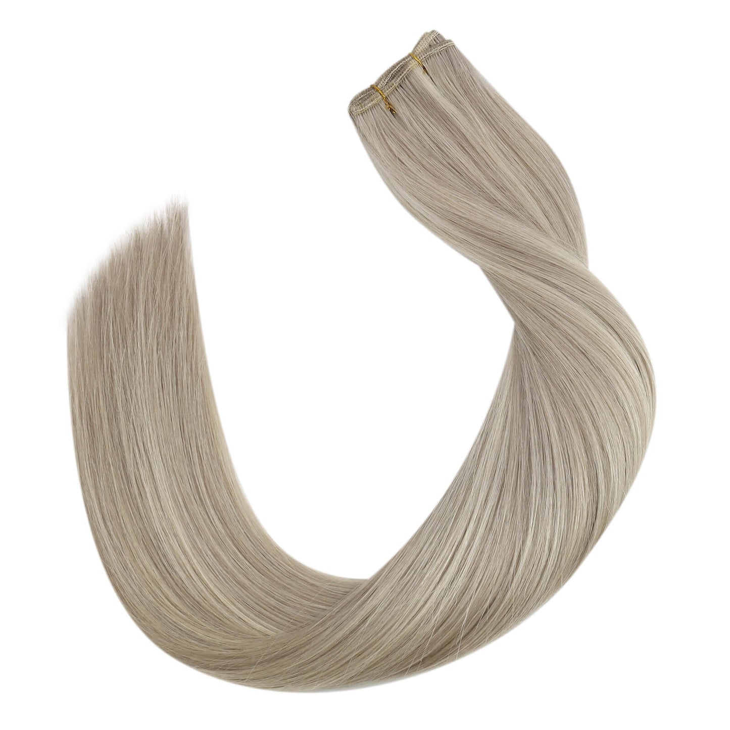 [Virgin Hair] Weft Hair Extensions Sew in Highlighed 100% Human Hair #19A/60
